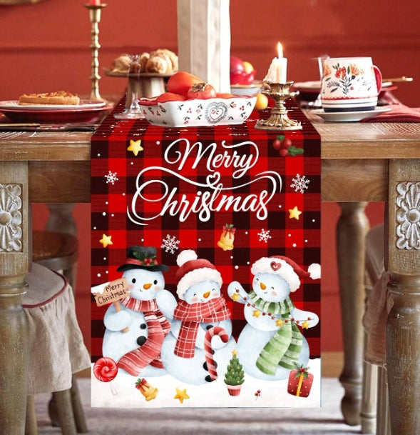 Christmas Print Table Runner
