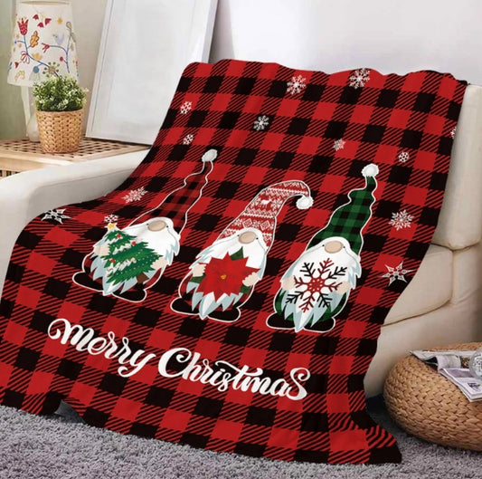 Fashionable And Casual Christmas Print Home Blanket