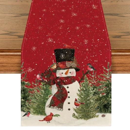 Christmas Print Table Runner