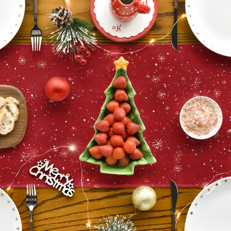 Christmas Print Table Runner