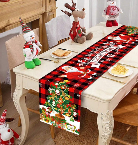 Christmas Print Table Runner
