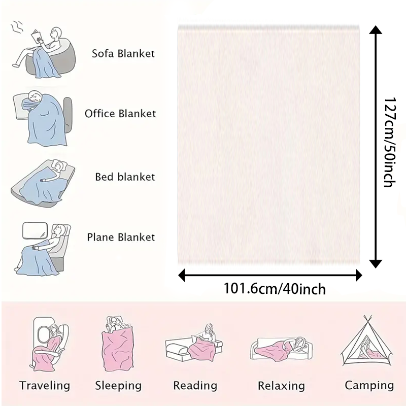 Fashionable And Casual Christmas Print Home Blanket