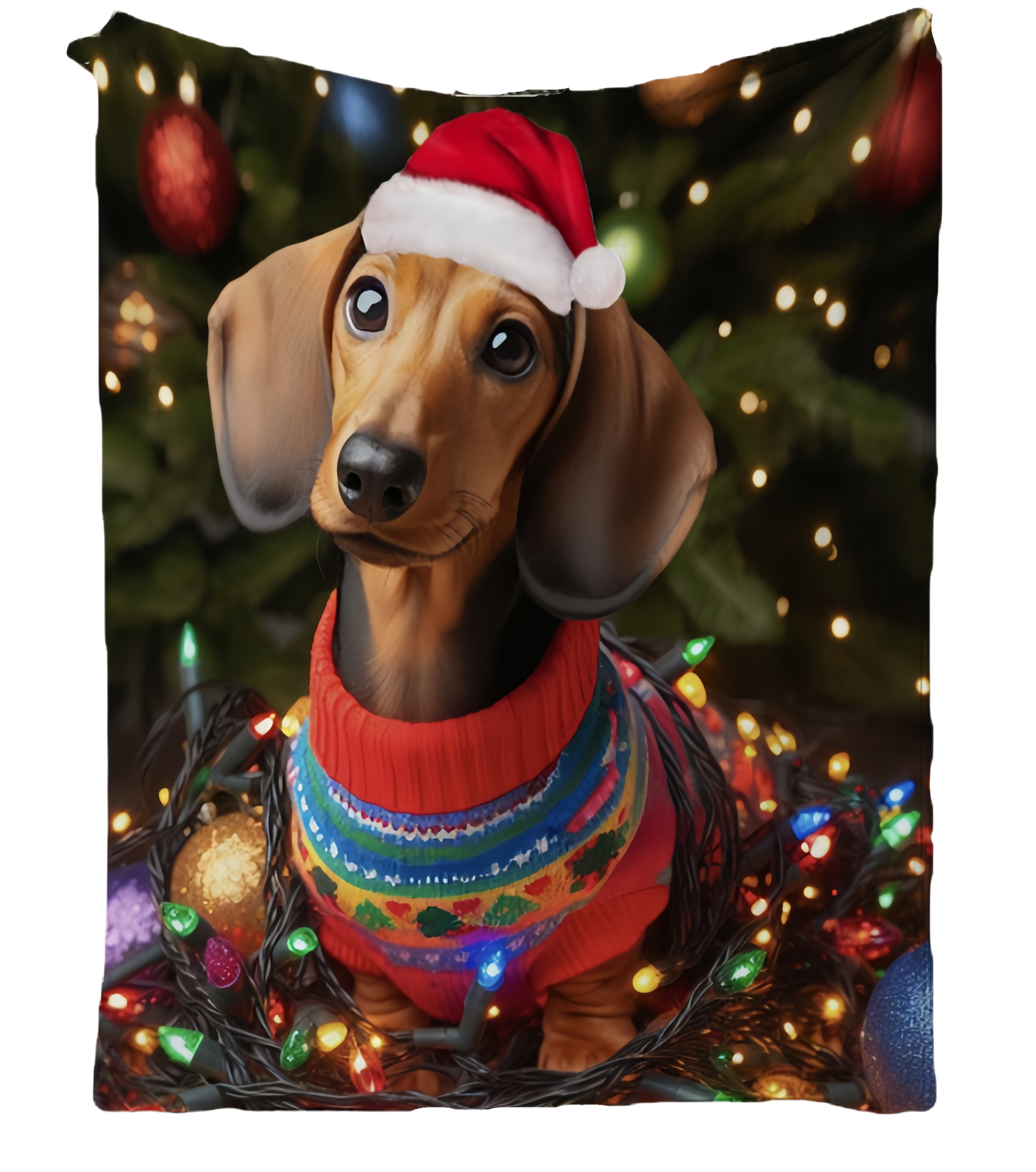 Fashionable And Casual Christmas Print Home Blanket