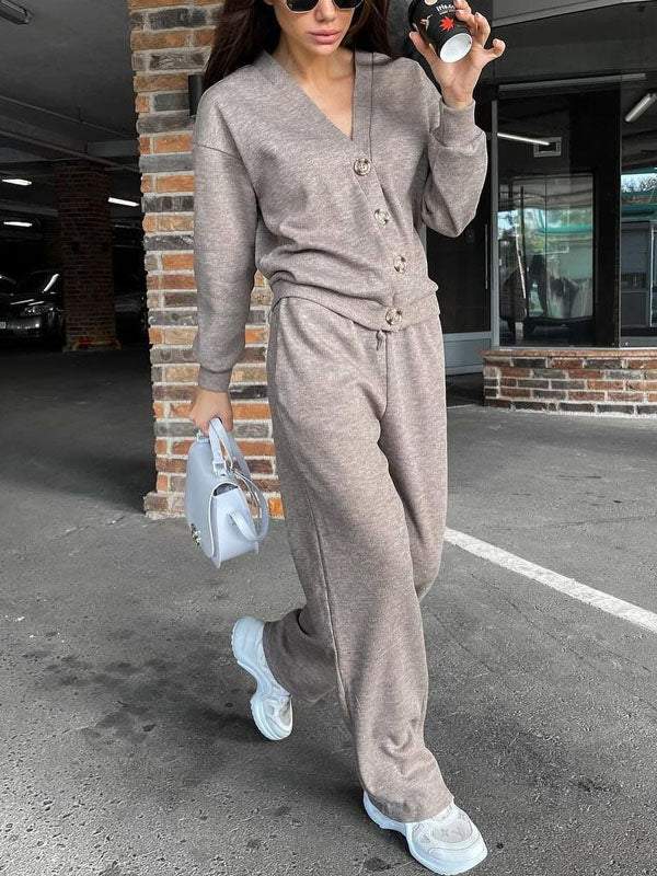 2024 Autumn New Casual Comfortable Jacket Cardigan Sports Pants Set