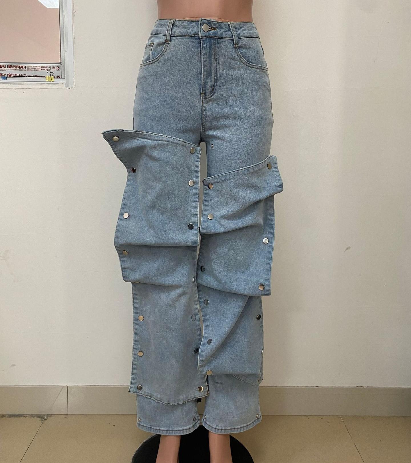 Stylish And Elegant Pocket Jeans