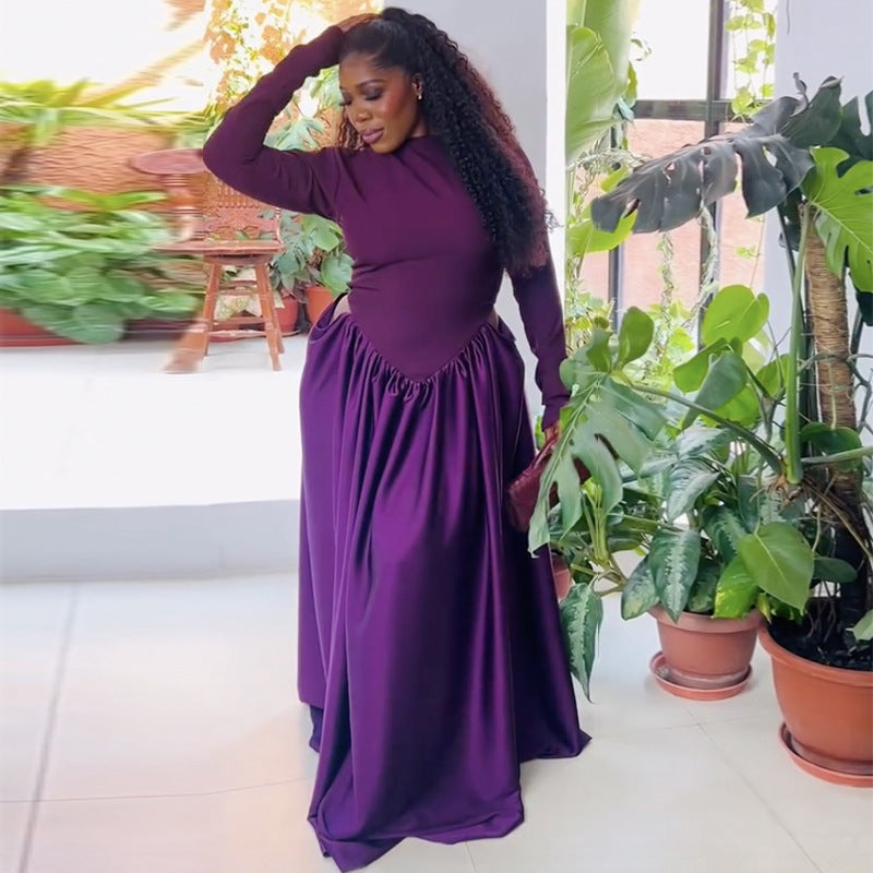 Stylish And Elegant Patchwork Dress