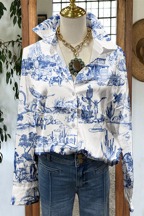 Western Cowboy Desert Shirt