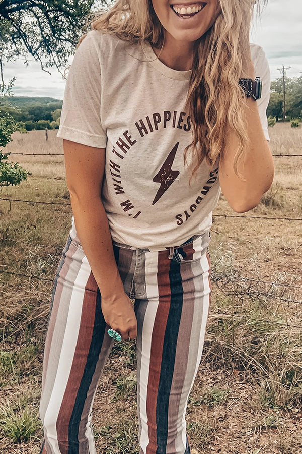 Amazing Stripe Bell Bottoms