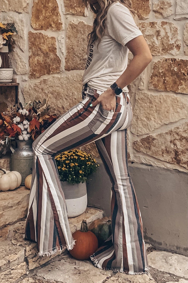 Amazing Stripe Bell Bottoms