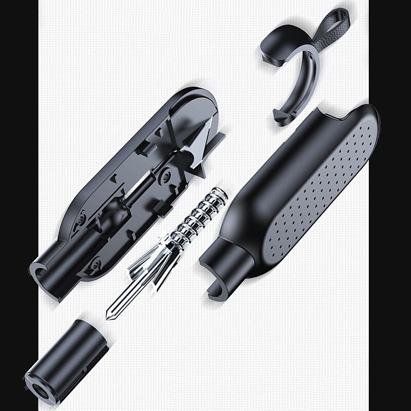 StarFire Car Safety Hammer Emergency Glass Breaker Window Escape Tool Seat Belt Cutter Spring Type Escape Hammer Window Breaker 2024 - $8.99