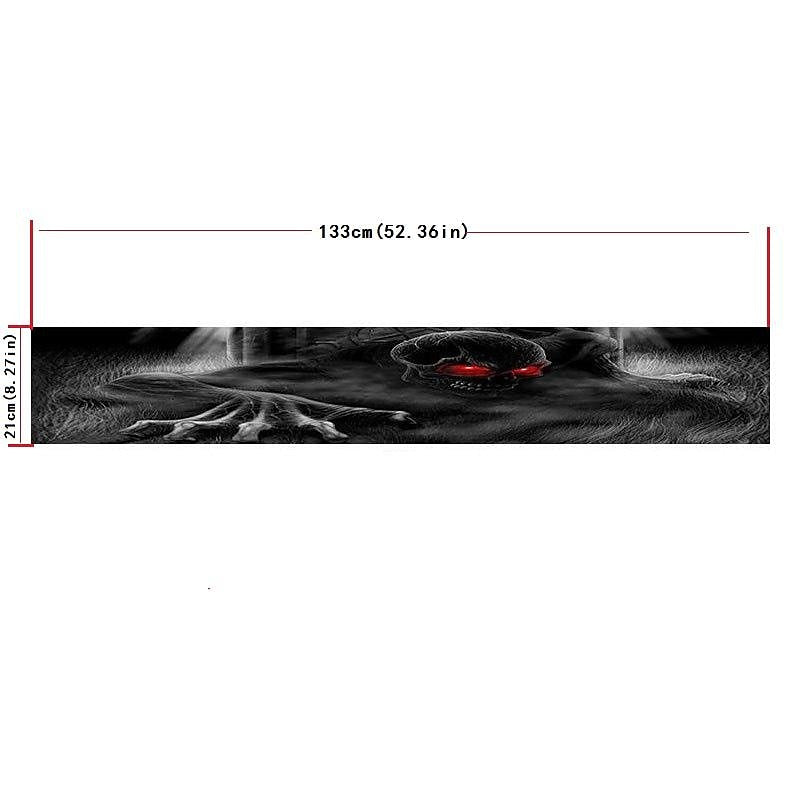 StarFire 3D Transparent Car Front Windshield Stickers Front And Rear Gear Decorative Sunshade Decals Modified Front Gear Car Stickers 2024 - $10.99