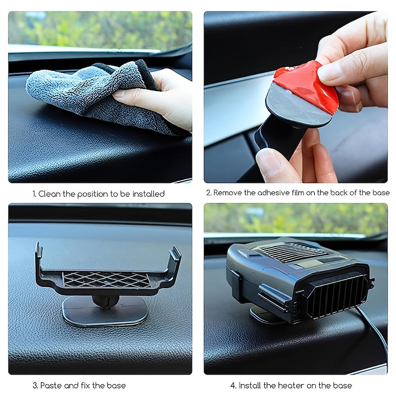 Starfire New Car Heater 12v Electric Heater Household Automotive Supplies Heater Defrosting Snow Defogging Heater 2024 - $14.99