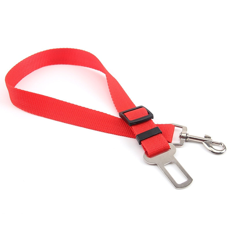 Safety Seat Belt Of Dog Pet Car Safety Harness Restraint Lead Adjustable Travel Clip New 2024 - $5.49