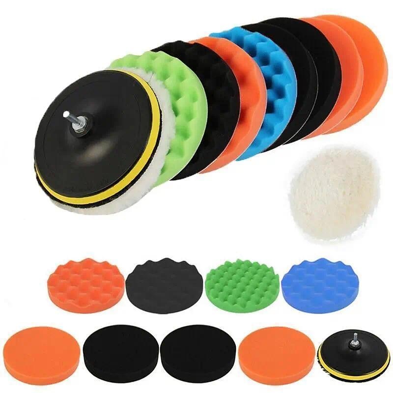 Car Polishing Sponge Pads Kit Foam Pad Buffer Kit Polishing Machine Wax Pads for Auto Motorcycle motor vehicle Removes Scratches 2024 - $9.99