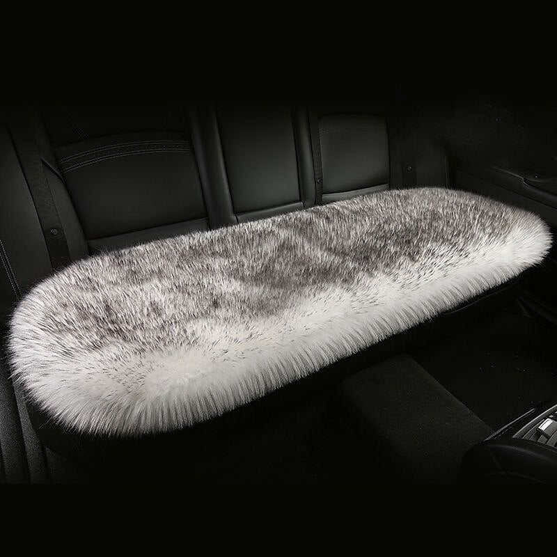 New Fur Car Seat Covers Fiber Faux Auto Seats Cushion Long Plush Winter Warm Seats Mats Universal 12 Colors 2024 - $31.99