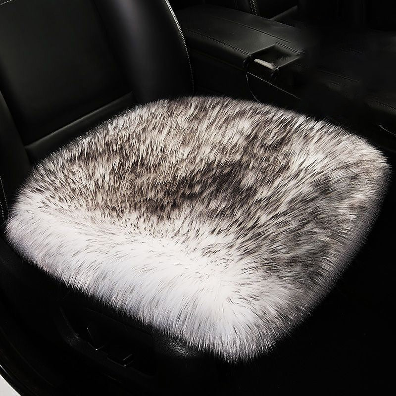 New Fur Car Seat Covers Fiber Faux Auto Seats Cushion Long Plush Winter Warm Seats Mats Universal 12 Colors 2024 - $31.99