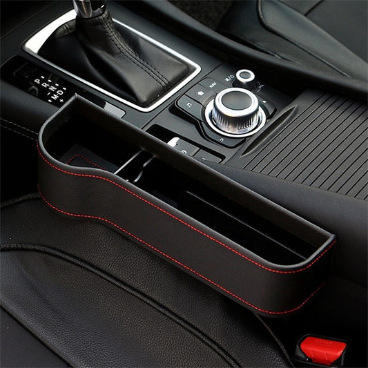 Seat Side Organizer Cup Holder For Cars Leather Multifunctional Auto Seat Gap Filler Storage Box Seat Pocket Stowing Tidying 2024 - $9.99