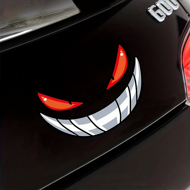 2PCS Make Your Car Stand Out with Demon Eyes Car Sticker Expression Decals! 2024 - $5.49
