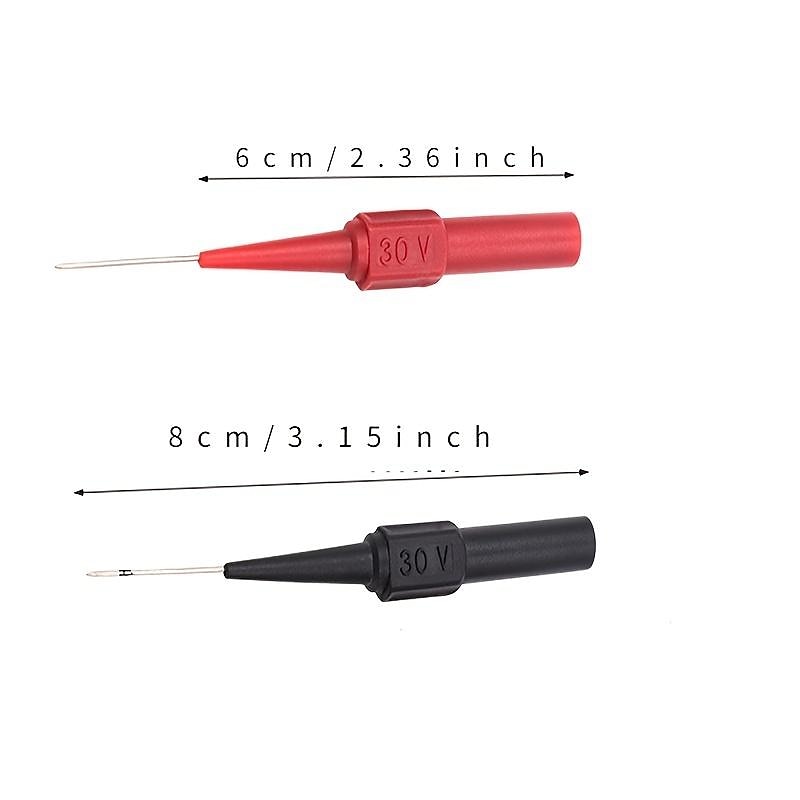 30V Diagnostic Tools Multimeter Test Lead Extension Cord Back Piercing Needle Tip Probe Automotive  Locksmith Tool Accessories 2024 - GBP £5