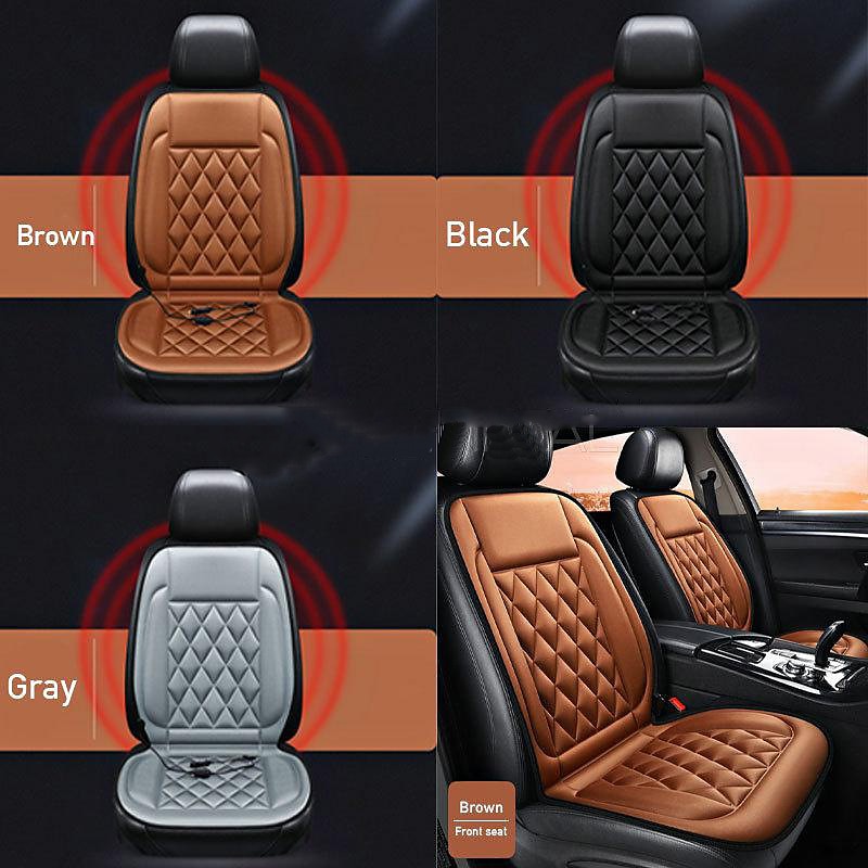 StarFire 12V Heated Car Heated Car Seat Cushion Seat Cover Heater Winter Home Heated Car Driver Cushion Seat Cushion Winter Hot Warmer Pad Cover Car A