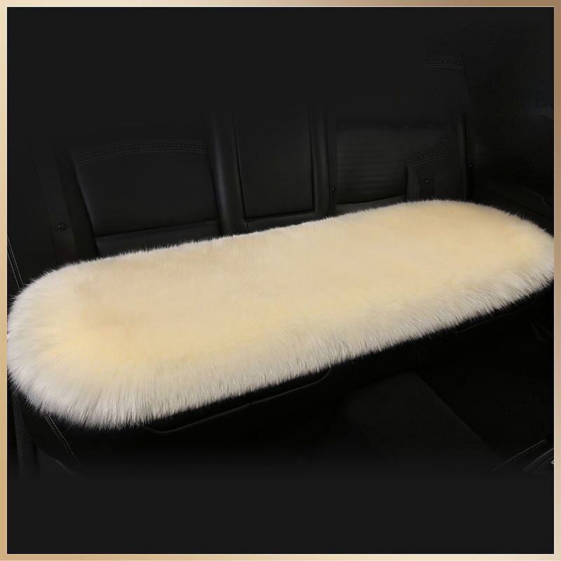 New Fur Car Seat Covers Fiber Faux Auto Seats Cushion Long Plush Winter Warm Seats Mats Universal 12 Colors 2024 - $31.99