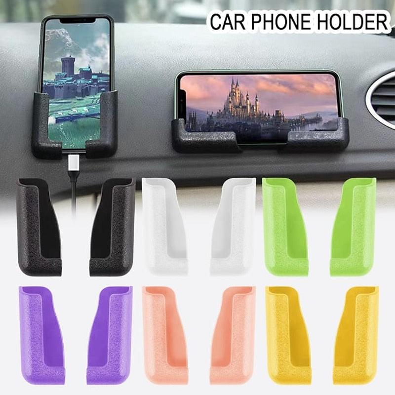 Upgraded Multifunctional Mobile Phone Bracket  Self Adhesive Dashboard Mount Car Phone Holder Adjustable Width Car Sticky Navigation Mobile Phone Brac