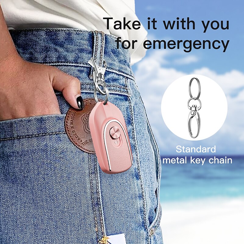 New mini emergency charging treasure keychain hanging buckle charging treasure portable gift emergency mobile power supply 1500M 2024 - GBP £10