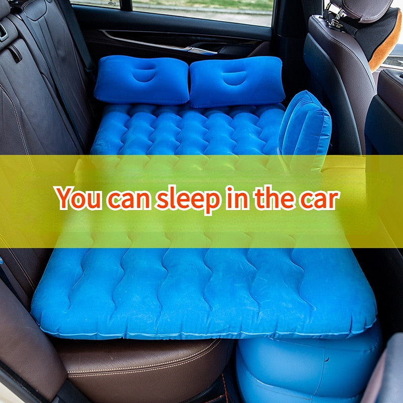 Car Air Inflatable Travel Mattress Bed Universal for Back Seat Multi Functional Sofa Pillow Outdoor Camping Mat Cushion In Stock 2024 - GBP £42