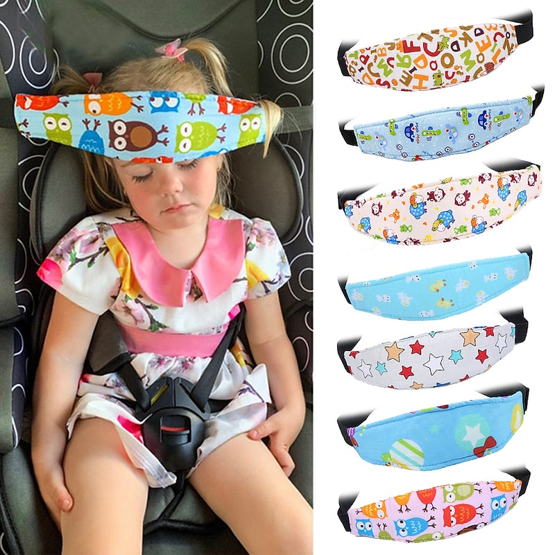 Baby Head Support for Car Seat-Car Seat Head Support for Toddler-Head Band Strap Headrest Stroller Carseat Sleeping Baby Carseat Head Support for Todd