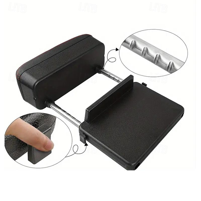 Universal Car Armrest Box with Adjustable Height and Elbow Support Comfortable Elbow Rest Pad and Console Storage Organizer 1 pc 2024 - $33.99