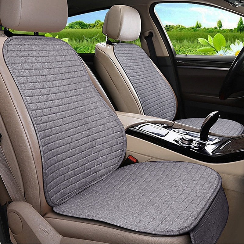 Car Front Rear Seat Cover flax seat protect cushion automobile seat cushion protector pad car covers mat protect for Volkswagen/Toyota/Ford/Audi A3 A5