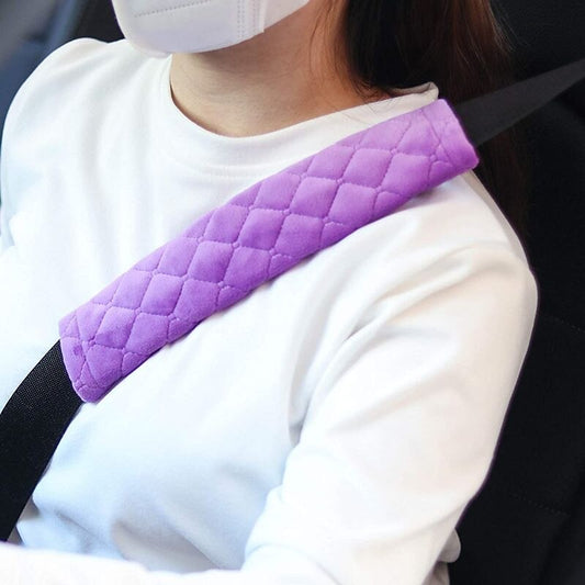 Soft for a More Comfortable Driving Compatible Seat Belt seat belt White  Black  Purple Wistiti Common For  Universal 2024 - $7.99