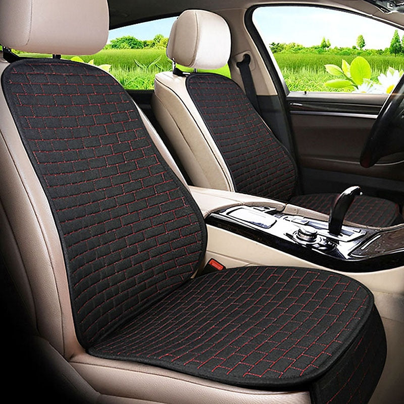 Car Front Rear Seat Cover flax seat protect cushion automobile seat cushion protector pad car covers mat protect for Volkswagen/Toyota/Ford/Audi A3 A5