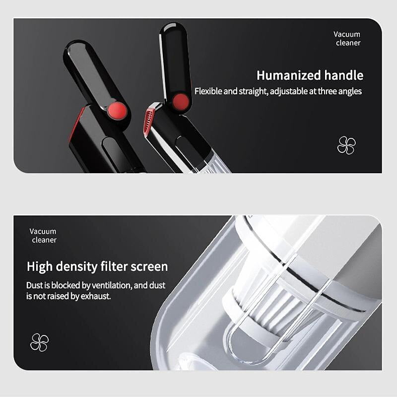 15000Pa 120W Wireless Car Vacuum Cleaner Blowable Cordless Handheld Auto Vacuum Home&Car Dual Use Mini Vacuum Cleaner 2024 - $32.99