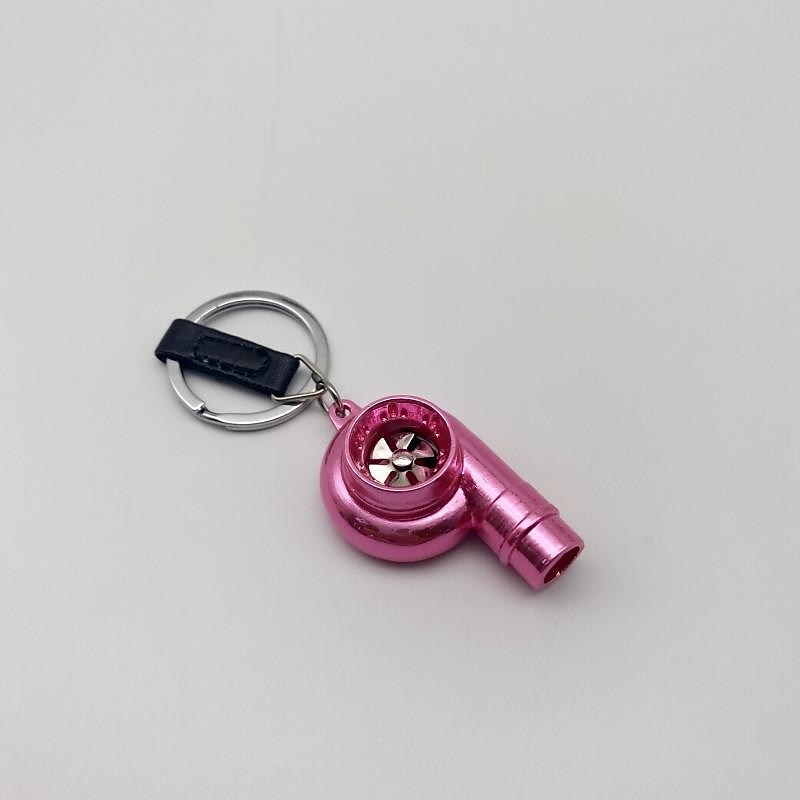 StarFire Real Whistle Sound Turbo Car Keychain Sleeve Bearing Spinning Turbo Key Chian Auto Part Turbine Turbocharger Key Ring Key Holder Accessoies 2