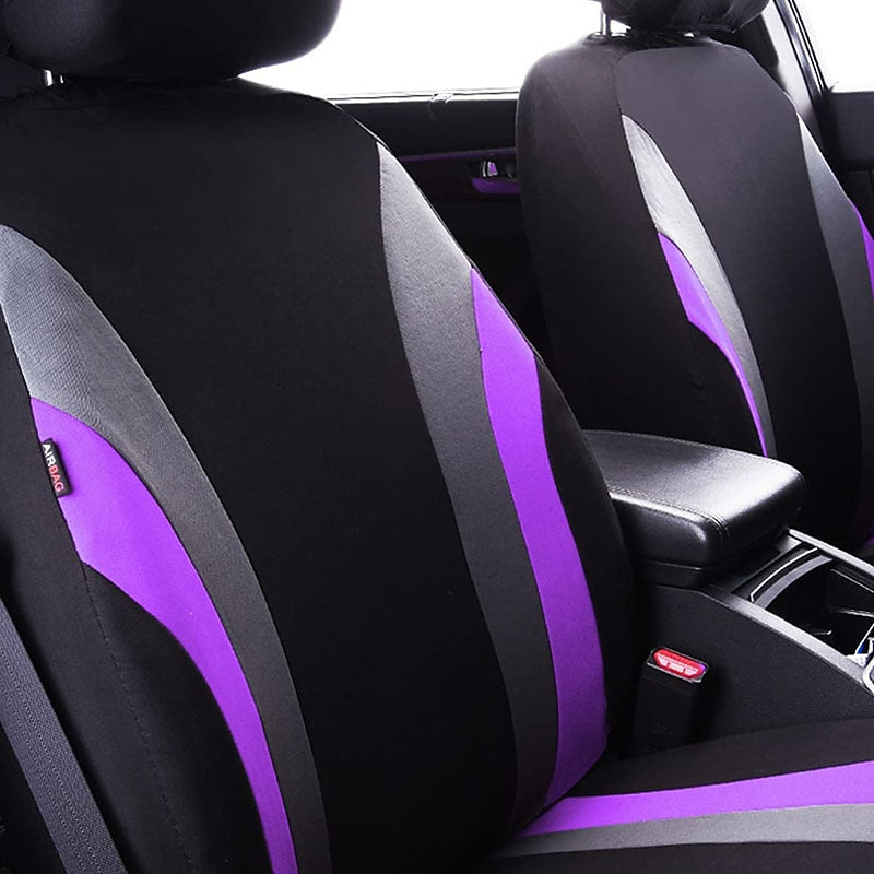 StarFire 9pcs Line Rider Universal Car Seat Cover 100% Breathable with 5mm Composite Sponge Inside 7 Colors Optional 2024 - $27.99