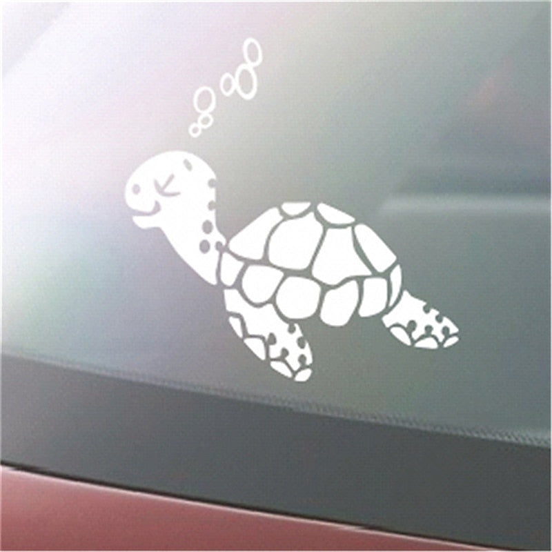2PcsCute Turtle Car Sticker. Car Landscaping Decoration Sticker 2024 - GBP £5