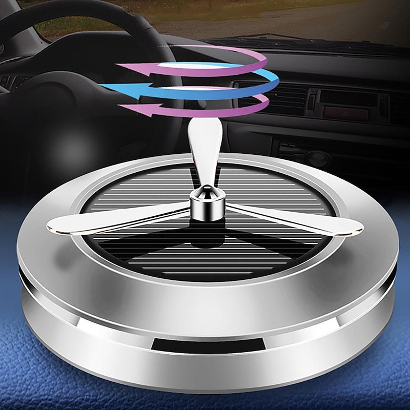 Car Air Freshener Solar Energy Rotating Ocean Car Aromatherapy Diffuser Interior Decoration Accessories For Car 2024 - $11.99