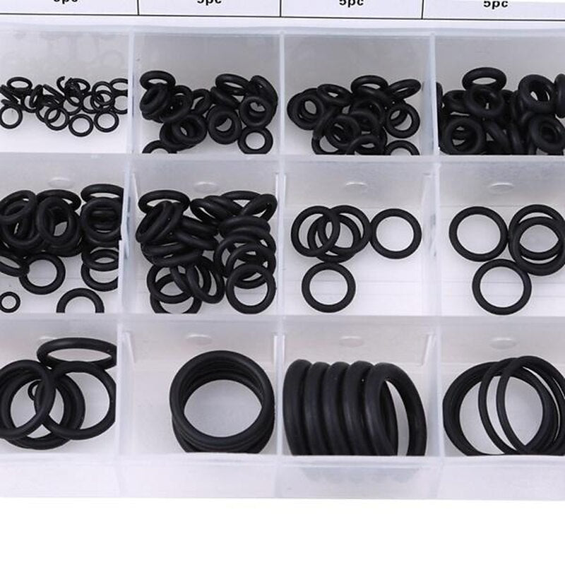 225Pcs Rubber O-Ring Washer Seals Assortment Black For Car 18 Sizes 2024 - $7.99