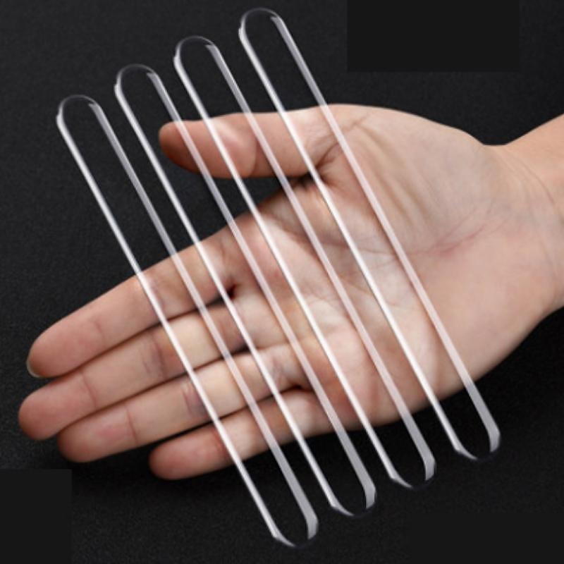 StarFire 4PCS Car Door Edge Transparent Anti Scratch Protection Strips Rearview Mirror Anti-collision Protector Sticker Bumper Scuff Plate Bar 2024 -