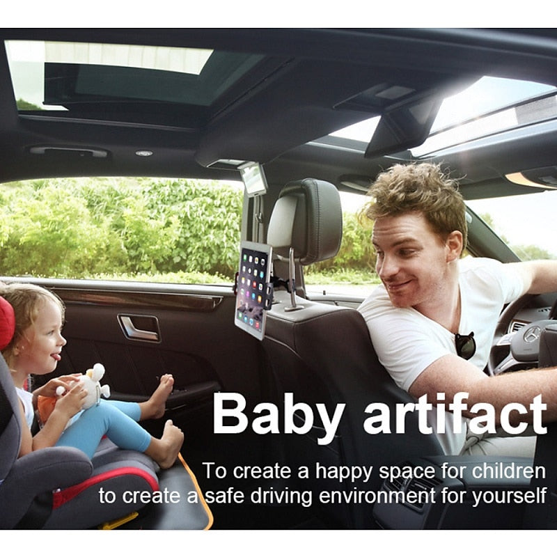 Car Headrest Mount. Angle Adjustable Headrest Tablet Mount. Universal Tablet Holder for Car Backseat. for 5 to 12.9 iPad/Tablet/Smartphone/Nintendo