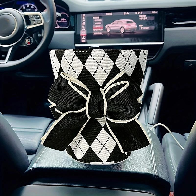 Car Air Outlet Seat Back Pillow Storage Bucket Car Hanging Bag Car Storage Box Trash Can Desktop Storage Bucket 2024 - $9.99