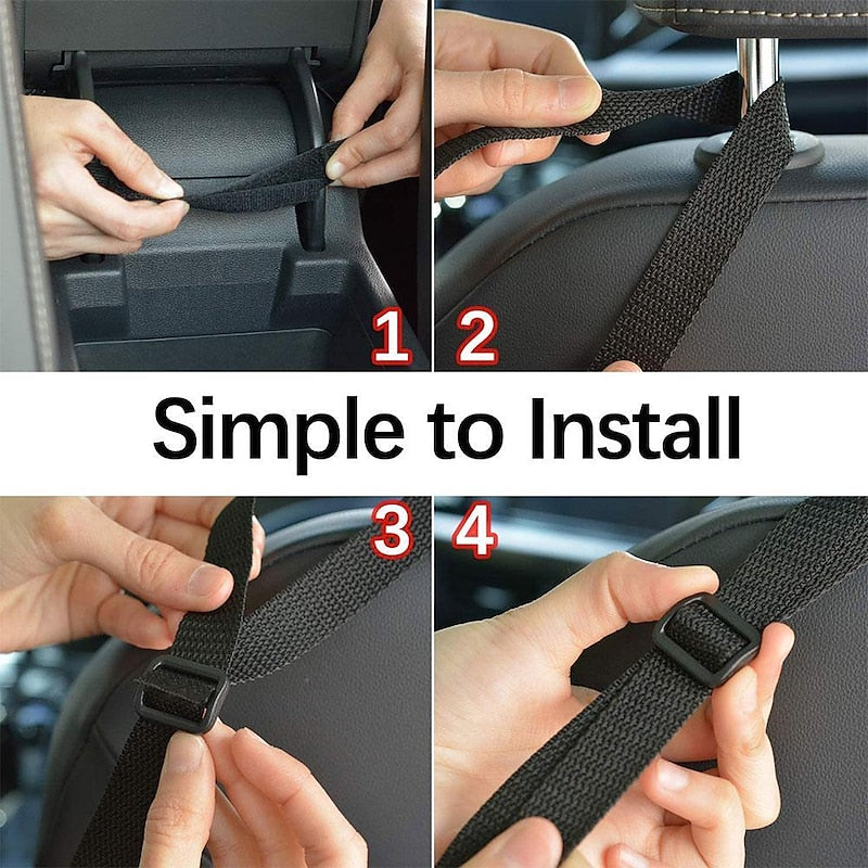 Car Net Pocket Handbag Holder. Durable Car Seat Storage and Handbag Holding Net. Thickened Polyester Fiber Hanging Storage Bag Between Car Seats for C