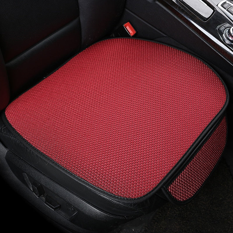 Summer Car Seat Covers Front Universal Car Seat Cushion Mat Ice Silk Auto Seat Cover protector Backseat Pad For Cars SUV 2024 - $12.99