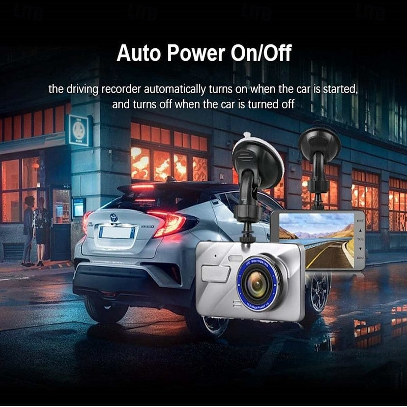 A10 1080p New Design / Full HD / HD Car DVR 170 Degree Wide Angle 4 inch IPS Dash Cam with Night Vision / G-Sensor / Parking Monitoring Car Recorder 2