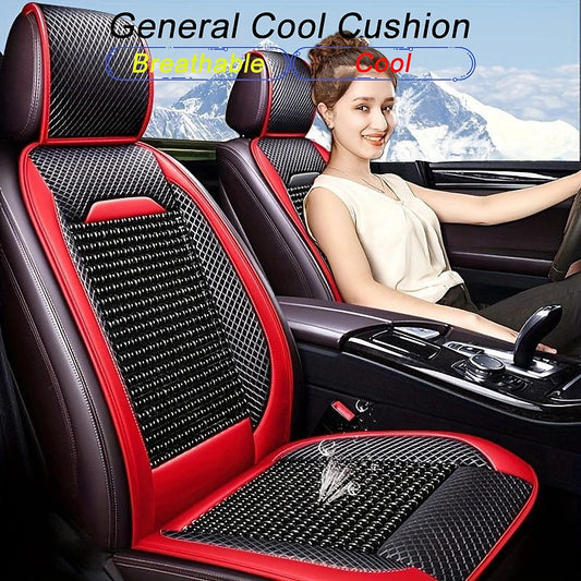 Summer Wood Beads Car Cushion Breathable Beads Car Seat Cushion Single Seat Four Seasons General Cool Cushion Single Piece 2024 - GBP £35