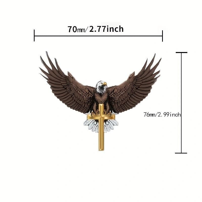 1pc Car Acrylic Brown Flying Eagle Hanging Decoration for Rear View Mirror Accessories Interior Pendant 2024 - $5.49