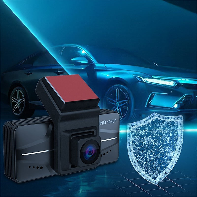 1080p New Design / Full HD / 360° monitoring Car DVR 170 Degree Wide Angle 3 inch Dash Cam with Night Vision / motion detection / Loop recording Car R
