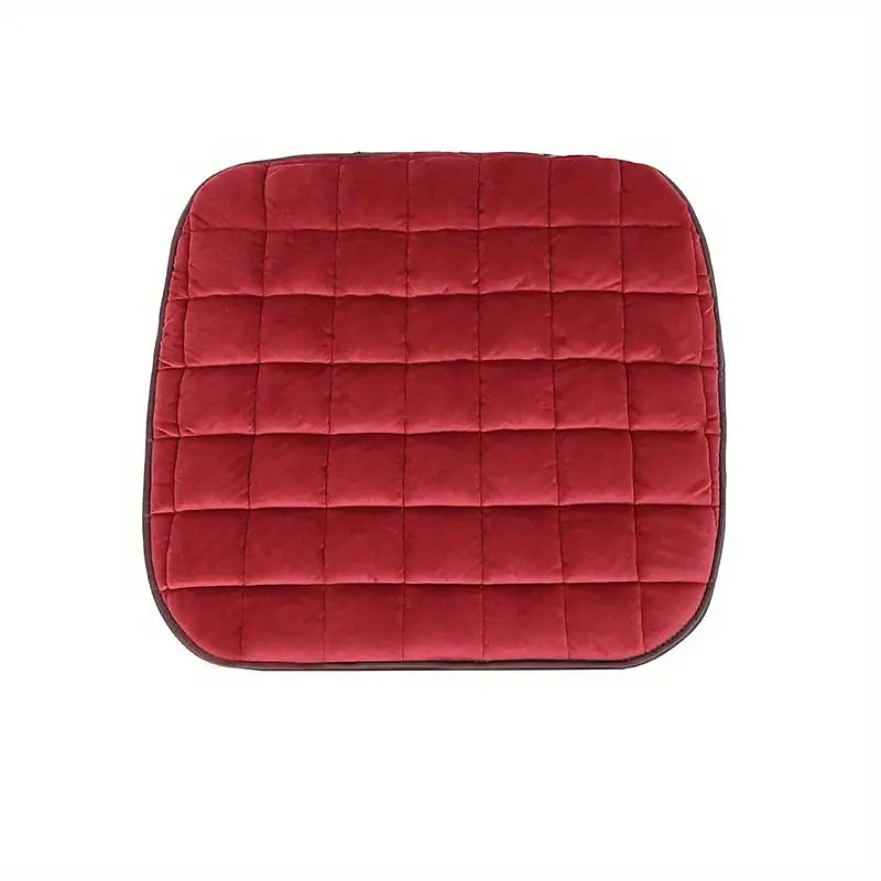 Warm Single Pad Car Seat Cushion Plush Backless Tie Free Anti Slip Car Seat Cushion Autumn And Winter 2024 - GBP £10