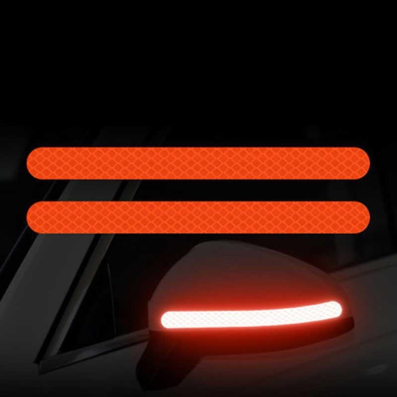 4Pairs Car Stickers Reflector Rearview Mirror Reflective Tape Car Accessories Exterior Reflex Tape Reflective Strip 2024 - $7.99